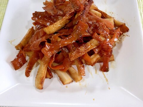 栄養満点☆にんじんの皮きんぴら